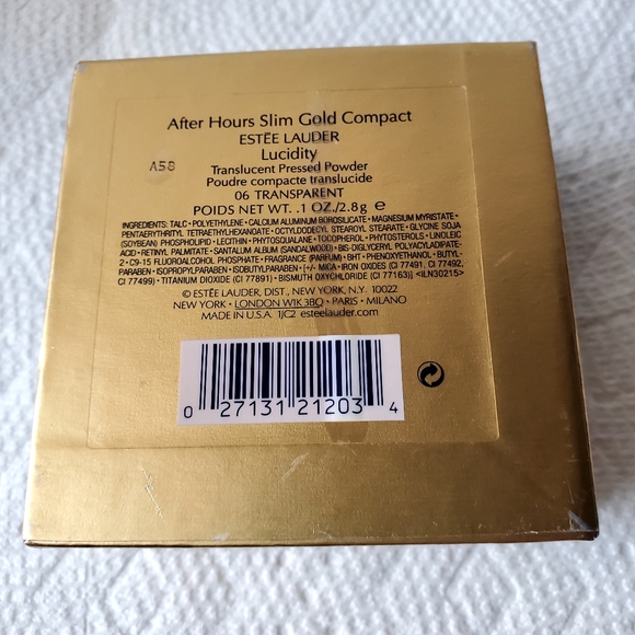 Estee Lauder AFTER HOURS SLIM Perfecting Pressed Powder Compact #01 Translucent - Picture 8 of 8